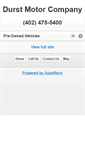 Mobile Screenshot of durstmotorco.com