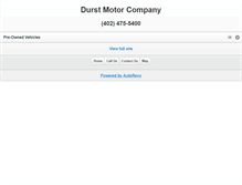 Tablet Screenshot of durstmotorco.com